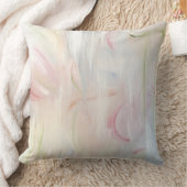 abstract art pastel pillow クッション (ブランケット)