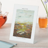 Abstract Art Pedestal Sign Look See Feel 台座サイン (インサイチュ)