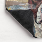 Abstract Art Pitbull Version 1 マウスパッド (コーナー)