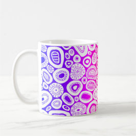 Abstract Art Random Blobby Shapes  コーヒーマグカップ