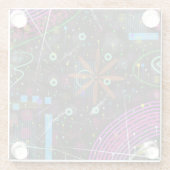 Abstract Art: Satellite  ガラスコースター (裏面)