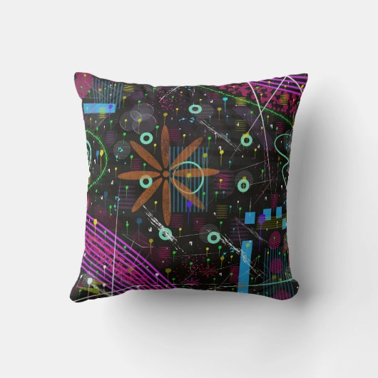 Abstract Art: Satellite  クッション (裏面)