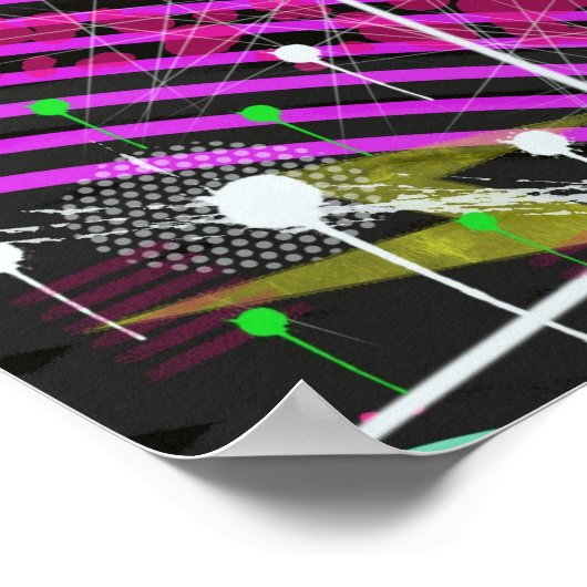 Abstract Art: Satellite ポスター (角)