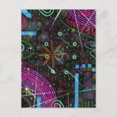 Abstract Art: Satellite  ポストカード (正面)