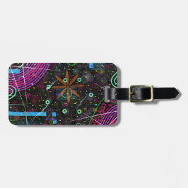 Abstract Art: Satellite  ラゲッジタグ