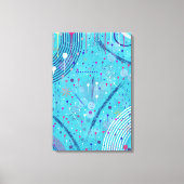 Abstract Art: Sparklers in the Sky キャンバスプリント (正面)