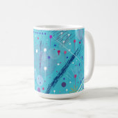 Abstract Art: Sparklers in the Sky コーヒーマグカップ (正面右)