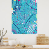 Abstract Art: Sparklers in the Sky ポスター (キッチン)