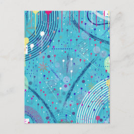 Abstract Art: Sparklers in the Sky ポストカード