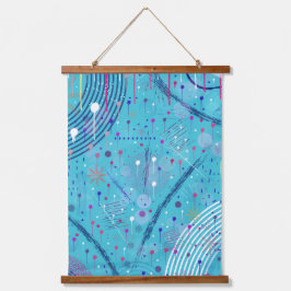 Abstract Art: Sparklers in the Sky 吊り下げ型タペストリー