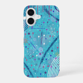 Abstract Art: Sparklers in the Sky iPhone 16ケース