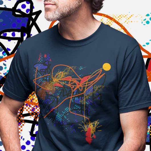 Abstract art tシャツ