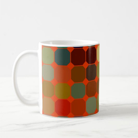 Abstract art texture. Colorful texture. Modern art コーヒーマグカップ (左)