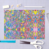 abstract art tranquil retro colors  薄葉紙 (クラフト)