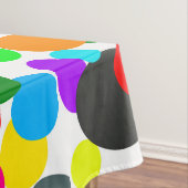 Abstract Art Turquoise Green Blue White テーブルクロス (インサイチュ)