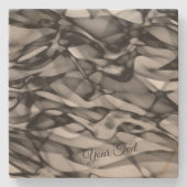 Abstract Art w Optional Personalized Text ストーンコースター (正面)