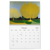 Abstract Art Wall Decor - 2026 Calendar カレンダー (2月 2027)