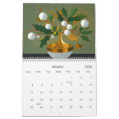 Abstract Art Wall Decor - 2026 Calendar カレンダー (1月 2026)