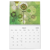 Abstract Art Wall Decor - 2026 Calendar カレンダー (3月 2026)
