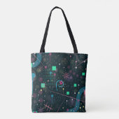 Abstract Art: Winter Skies トートバッグ (裏面)