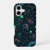 Abstract Art: Winter Skies iPhone 16ケース (裏面)