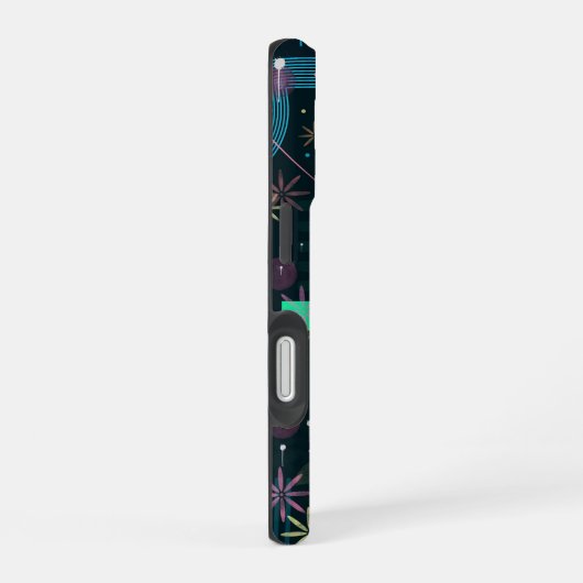 Abstract Art: Winter Skies iPhone 16ケース (右側面)