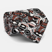 Abstract Artistic Boho Whimsical Geometric Pattern ネクタイ (ロール)