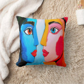 Abstract Artistic Colorful Modern art クッション (ブランケット)