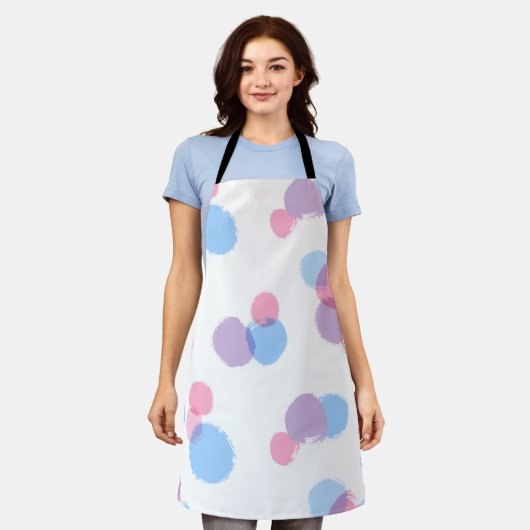 Abstract Artistic Kitchen Apron エプロン (着用した状態)