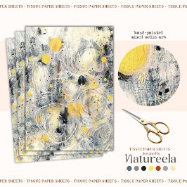 Abstract Artistic Texture Design Tissue Paper 薄葉紙