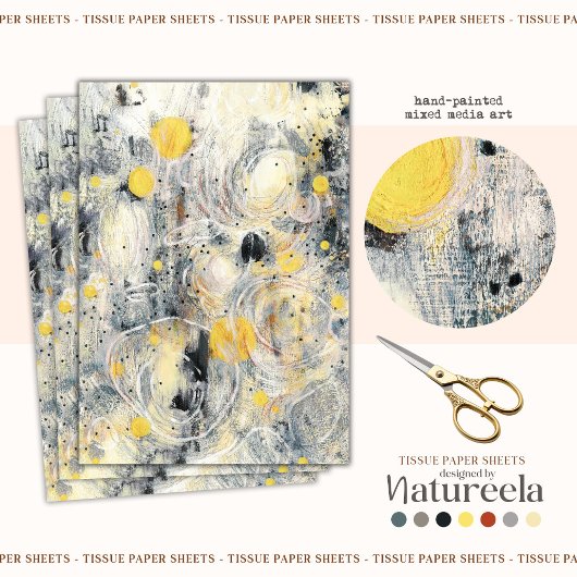 Abstract Artistic Texture Design Tissue Paper 薄葉紙