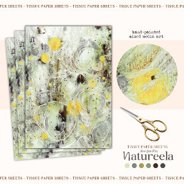 Abstract Artistic Texture Design Tissue Paper 薄葉紙