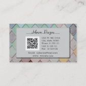 Abstract Artistic Tiled  名刺 (裏面)