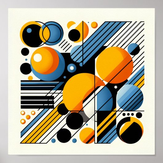 Abstract artwork Poster ポスター (正面)