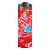 Abstract atom background, Chemistry model of molec タンブラー (正面)