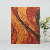 Abstract Autumn Colors Scrapbook Paper (スタンド正面)