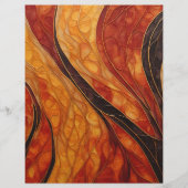 Abstract Autumn Colors Scrapbook Paper (正面)