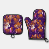 Abstract Autumnal Melancholy 鍋つかみ&鍋敷きセット (正面)