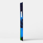 Abstract background. Acrylic black, yellow, blue, Case-Mate iPhoneケース (裏面 / 右)