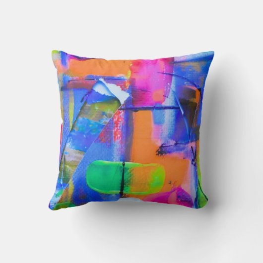 Abstract Background Colorful クッション (裏面)