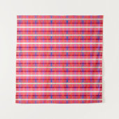 abstract background, colorful intersecting striped タペストリー (正面(横))