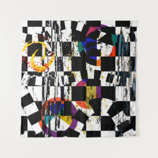 abstract background composition, with strokes, spl タペストリー