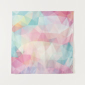 abstract background consisting of trianglesbackgro タペストリー (正面(横))