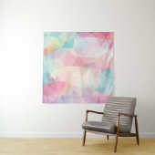 abstract background consisting of trianglesbackgro タペストリー (インサイチュ(横))