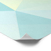 abstract background consisting of trianglesbackgro ポスター (角)