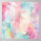 abstract background consisting of trianglesbackgro ポスター (正面)