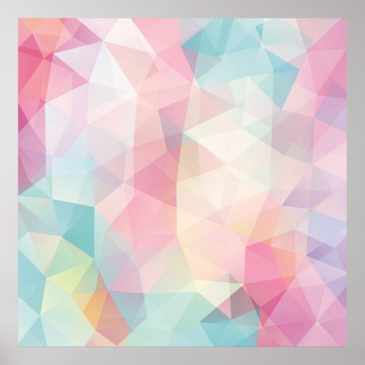 abstract background consisting of trianglesbackgro ポスター (正面)