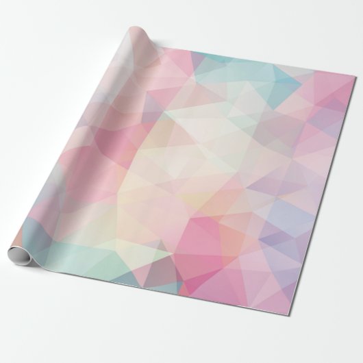 abstract background consisting of trianglesbackgro ラッピングペーパー (アンロールド)