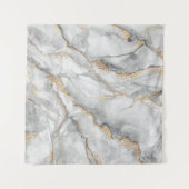 abstract background, creative texture of white mar タペストリー (正面(横))