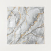 abstract background, creative texture of white mar タペストリー (正面)